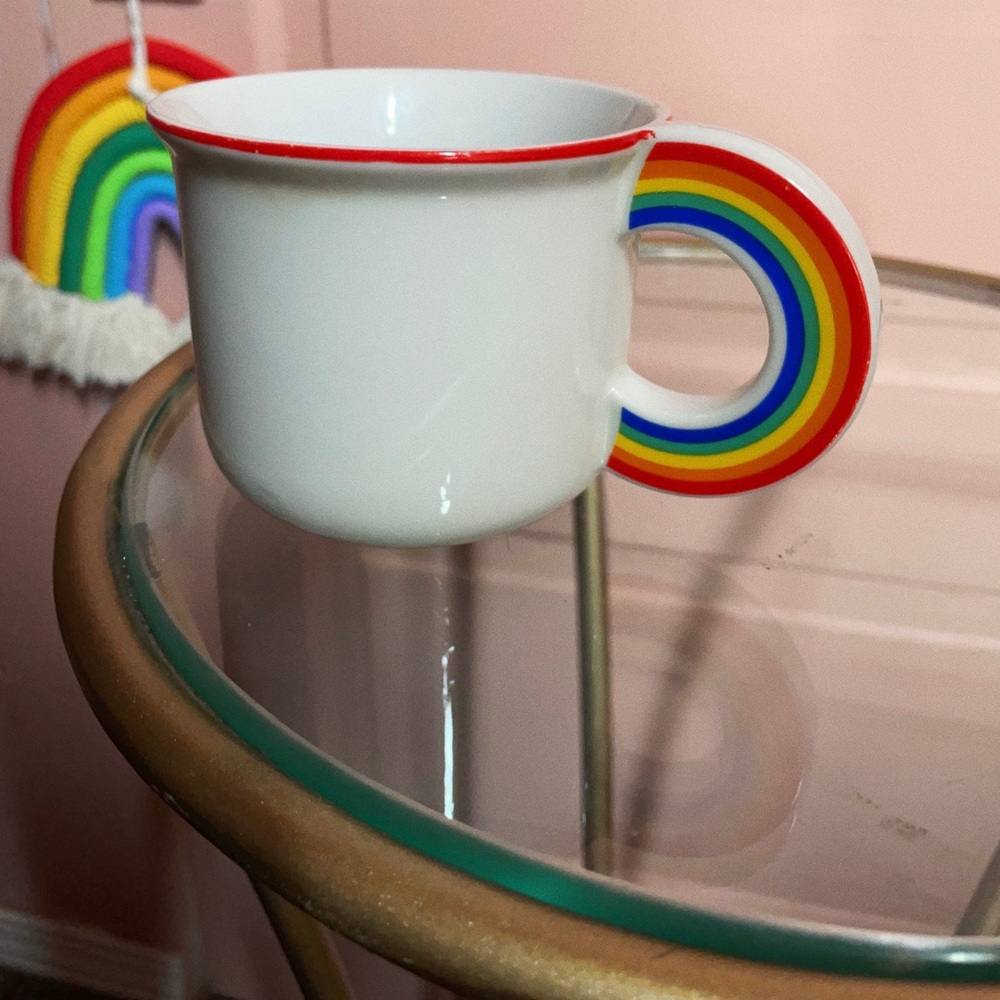 SOLD 1978 Vandor Rainbow Pride Mug RARE